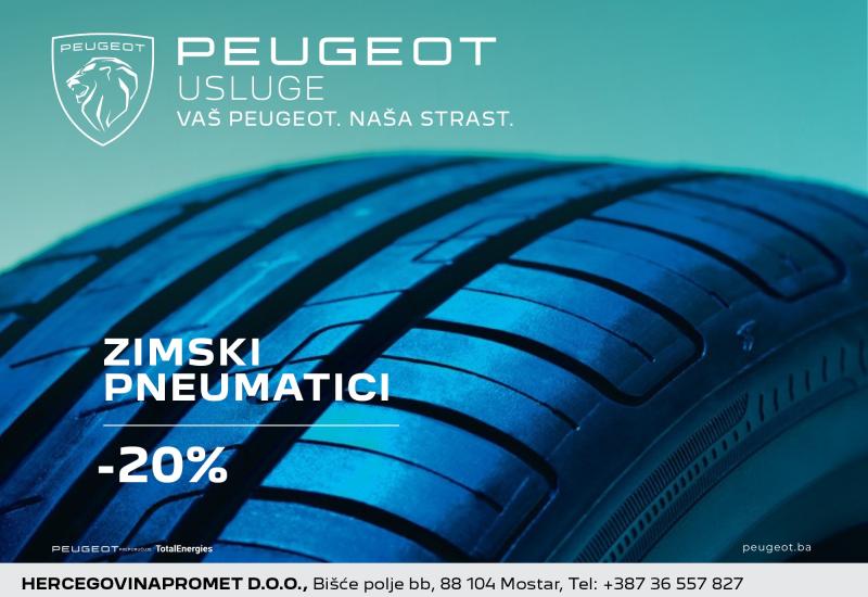 Peugeot, Zimske gume -20% - Zima je sve bliže, iz autokuće Hercegovinapromet sjajna ponuda stiže